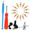 GLEAVI 43pcs Valves Stem Installer Tool Set Tyre Repair Kit