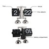 Retro Digital Flip Down Clock Flip Desk Clock Mechanical Battery