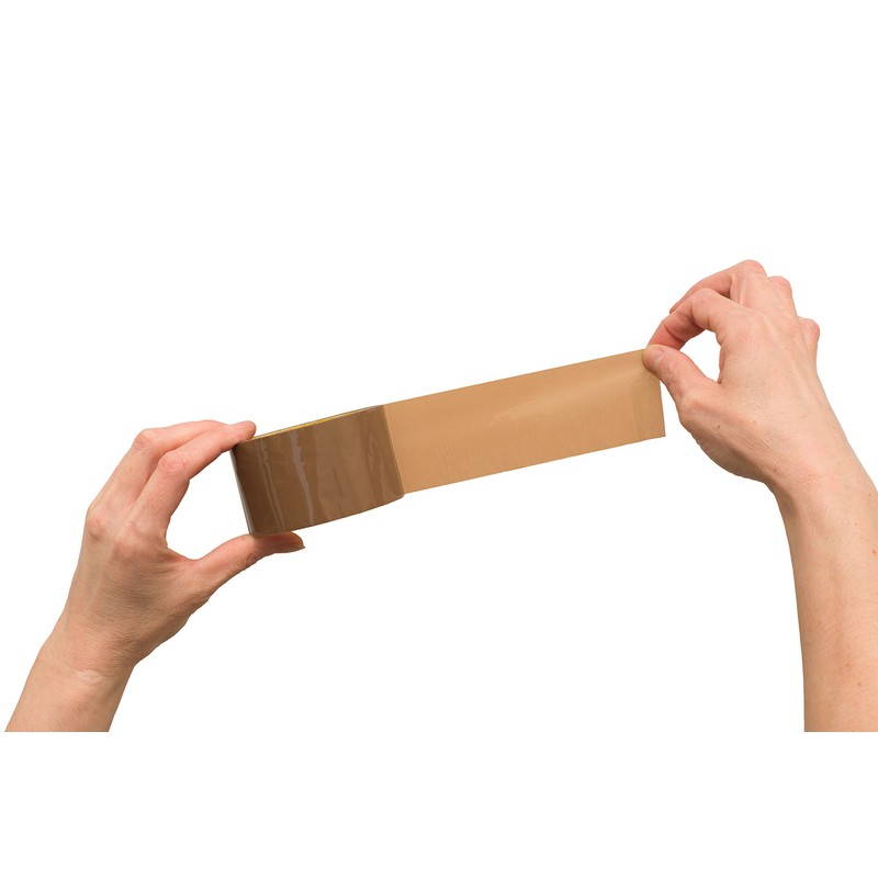 NATEE® Strong Low Noise Brown Packing Tape | Heavy-Duty Roll