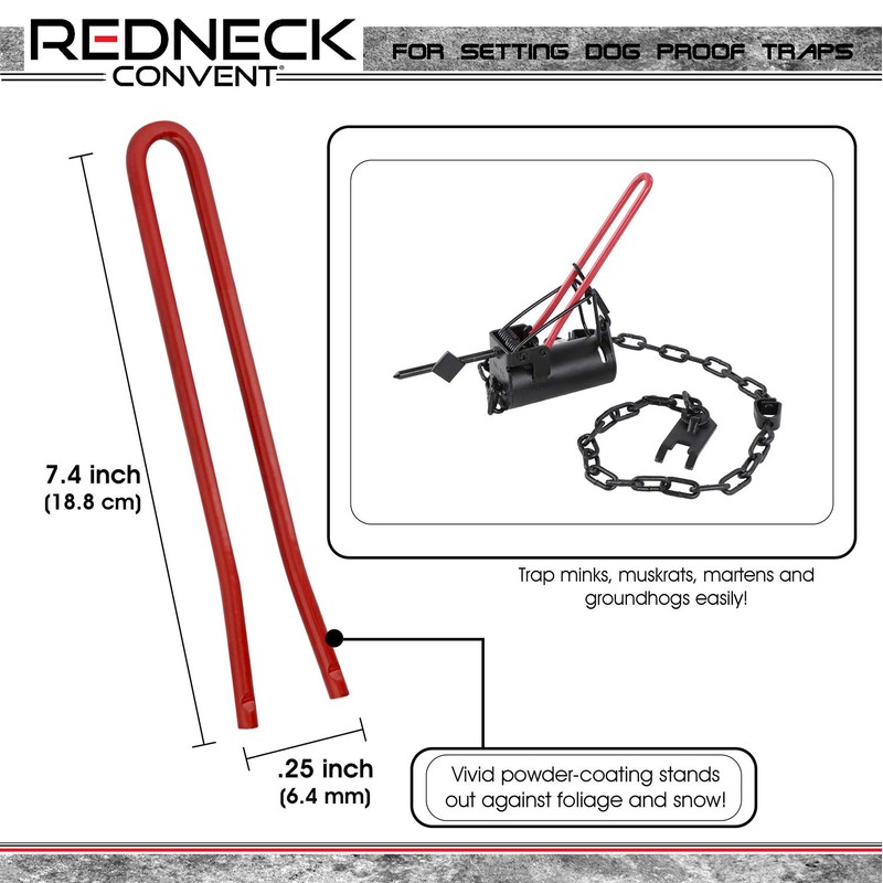 Redneck Convent Dog Proof Trap Setter Tool - 7 Inch
