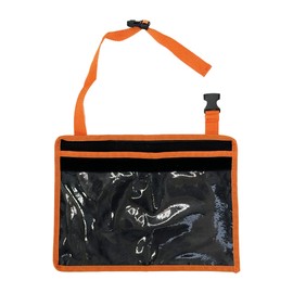 License Plate Holder with Hanging Strap, Test Drive Tag Bag, Dealer Plates License Frame Cover, for Car SUV Truck (Orange, 3)