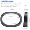 Jayubien 6x9 Speaker Spacer,Beveled Rear Dash Speakers Adapter