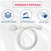 DACUAN Portable Rubber Sink Hose Faucet Sprayer Sink Hose Attachment