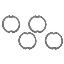 1958-1967 Corvette Taillight and Back-up Light Lens Gaskets 4 Pieces