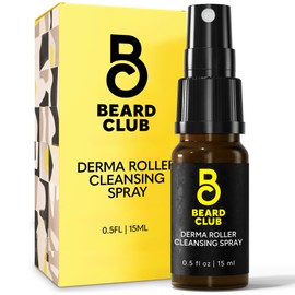 The Beard Club Derma Roller Cleansing Spray - Clean and Prolong Derma Roller Life - 0.5oz