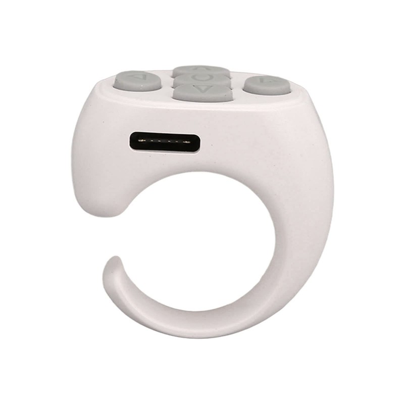 ASHATA Smart Ring, Smart Ring Controller, Bluetooth 5.3 Wireless Remote