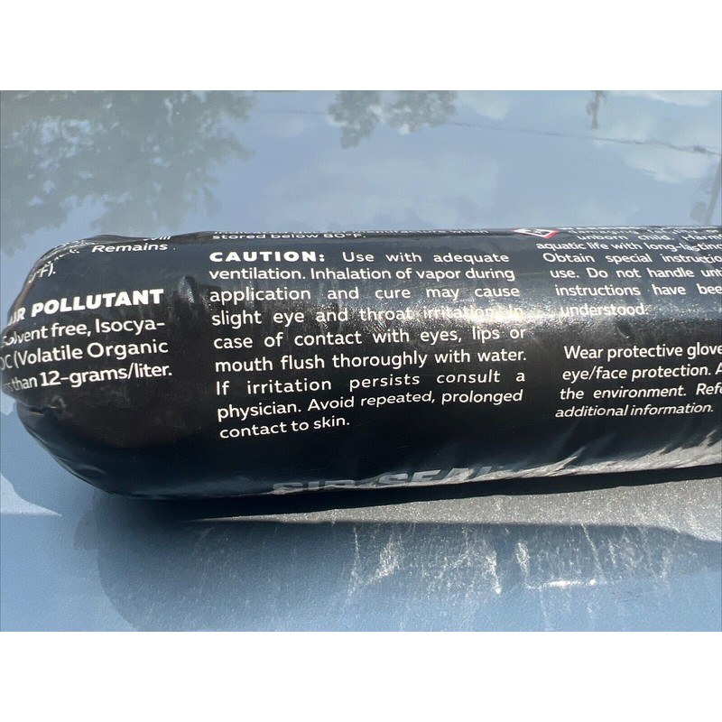 Sip Seal Adhesive Sealant Sausage Tube Gray Colored Cartridge Silicone