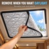2 Pack 25 x 16 Inch RV Skylight Sunshade Covers,