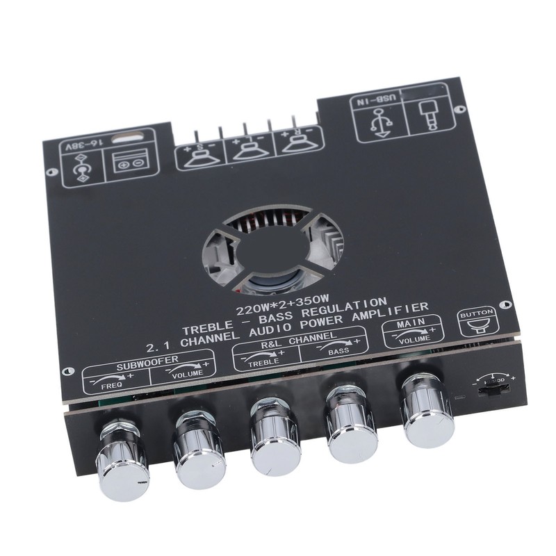 ZK AS21 Bluetooth Amplifier Board Dual Channel TPA3255 Chip 220Wx2