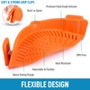 Zulay Silicone Pot Strainer - Adjustable Snap On Strainer For