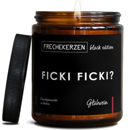 Lustige Duftkerze mit Spruch für Partner | Handgemacht aus Sojawachs | In Geschenkbox | Valentinstag Geburtstagsgeschenk | Ehe Mann, Freund, Frau, Freundin, Verlobte, Jahrestag |Glühwein