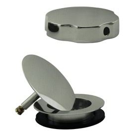Westbrass Standard Trim for Cable Drive Bath Waste, Stainless Steel, D50T-20