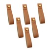 TONGNENGLIU Wall Hanging Strap Wall Mounted Loop Handmade Leather Drawer