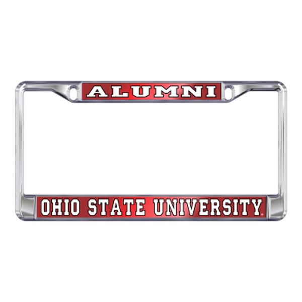 OSU Ohio State Buckeyes Alumni Chrome License Plate Tag Frame