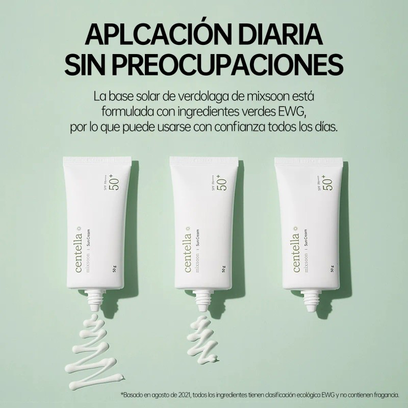 Mixsoon Centella Sun Cream Spf50 Bloqueador Protector Solar