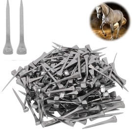 Horseshoe Nails, Pack of 250 Steel E3 Horseshoe Nails 45 mm Horseshoe Nails Horse Tool Equipment Accessories for Horseshoe Accessories