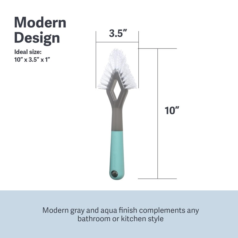 Casabella Smart Scrub Heavy Duty Tile and Grout Cleaning Brush,