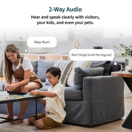 Arlo Essential Indoor HD Security Camera (2nd Generation) – Home Security, Baby Monitor, Pet Camera, 2K Camera System, White – VMC3060