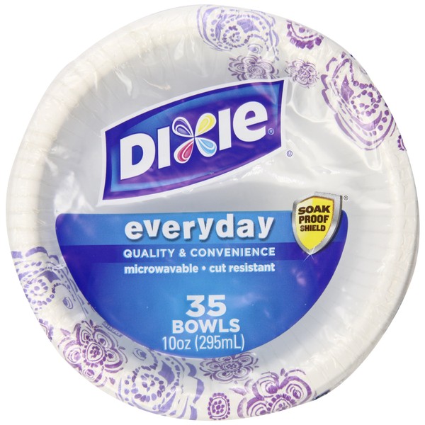 Dixie Heavy Duty Paper Bowls, 35 Count