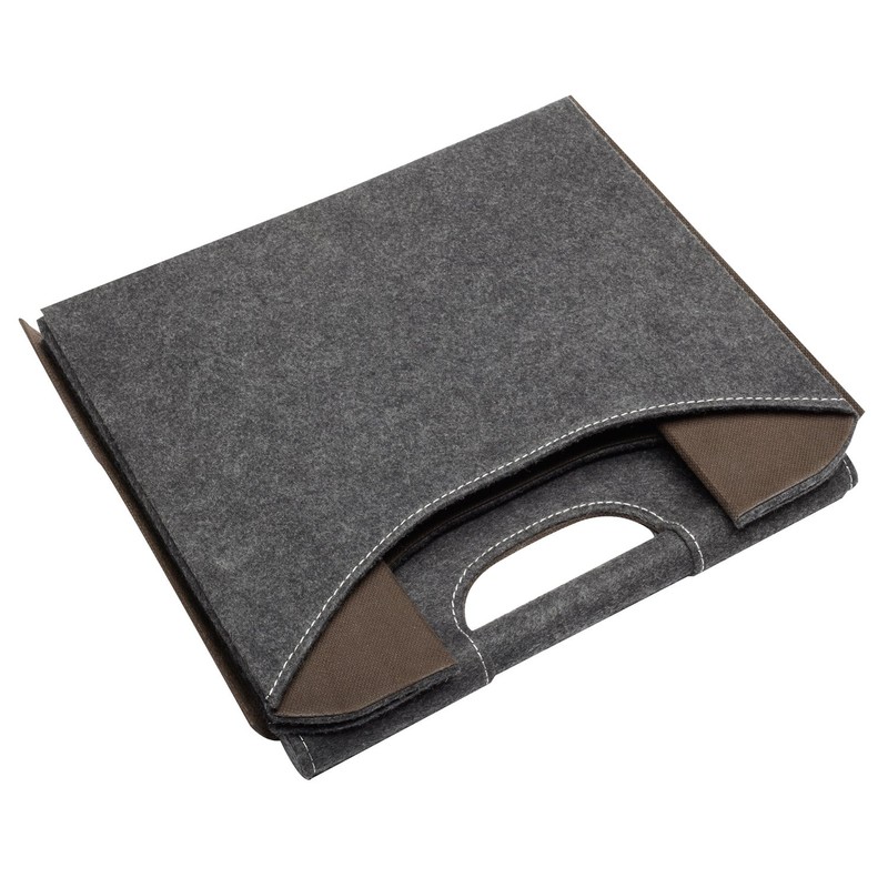 Reflects Longmont Felt Magazine Rack Magazine Rack Grey