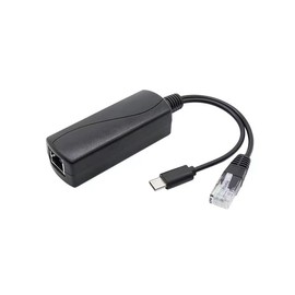 Gigabit PoE Splitter 5V 2.4A, IEEE 802.3af/at Compliant 10/100/1000Mbps for Type C Power Over Ethernet Splitter for 5v Devices, iPads, USB,Raspberry Pi 3/4, Security IP Cameras and More