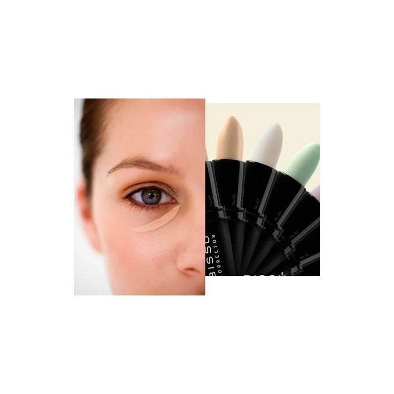 Corrector Maquillaje Bissu Quita Imperfecciones 8 Piezas