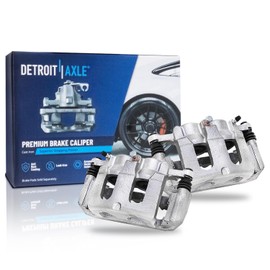 Detroit Axle - Front Brake Calipers for Ford 2006-2010 Explorer Mercury Mountaineer 2007-2010 Explorer Sport Trac Disc Brake Calipers with Brackets 2008 2009 Replacement