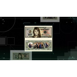 100 pack - Melania Trump - First Lady - First Family Million Dollar Bill