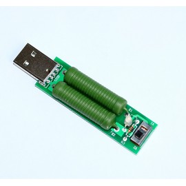 WANGCL USB Load Tester 5V1A/2A Switchable Load Tester for USB Power Meter Testing Charging Power