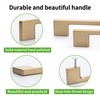 TUNNY 10 Pack Classic Cabinet Handles-3.8"/96mm Screw Spacing Champagne Bronze