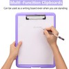 A4 Clipboards, Clipboard with Storage,Plastic Storage Clipboard with Low Profile