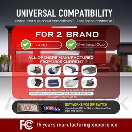 1 Pack OKP-BX Overhead Door Garage Opener Keypad - Compatible with Legacy & Python (1995-Current), 3-Year Warranty Included