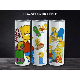 Stainless Simpsons Tumbler and Mug | Simpsons Gift | Simpsons TV Show 20oz Tumbler