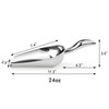(710ml Stainless Steel) - New Star Foodservice 1028539 Stainless Steel