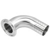 Goldpea Stainless Steel 304 Sanitary Hose Fitting Single Barb 90