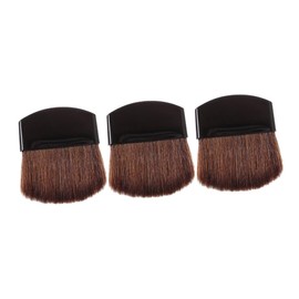 OHPHCALL 3pcs Makeup Brush Facial Sponges Eyeshadow Blush Brush Make up Sponges Makeup Sponges Concealer Brush Face Brushes Makeup Facial Powder Makeup Horse Hair Black