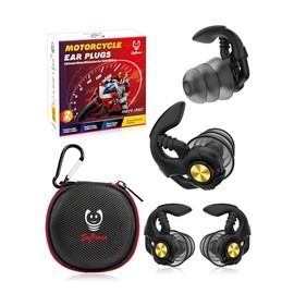 Tapones Para Los Oídos De Motocicleta, Protección Auditiva Con Reducción De Ruido De Viento, Reutilizables Para Moto, Deportes De Motor, Turismo, Carreras Y Conducción - 2 Tamaños, Auriculares