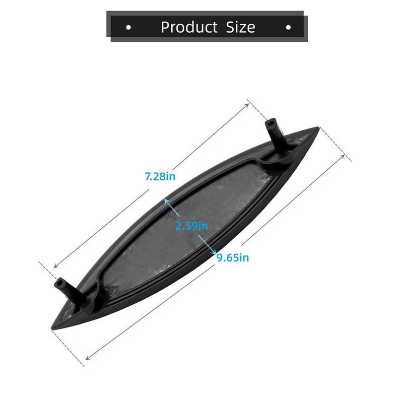 8559751 Black Dryer Door Handle Compatible with Whirlpool Kenmore Clothes