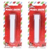 HENBRANDT 2x Magic Snow Tubes 12cm Vial Christmas Time Instant