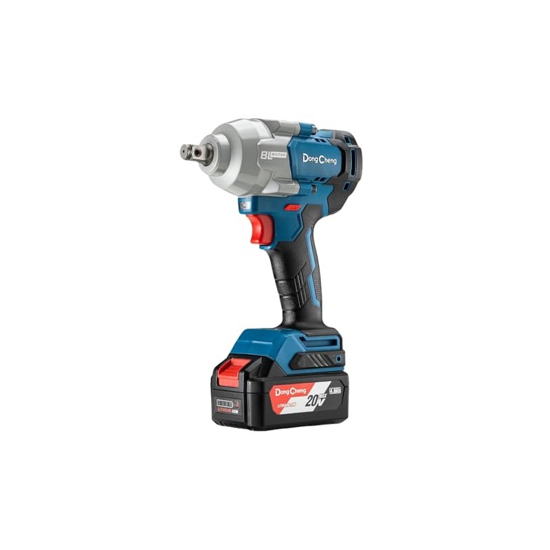 Dong Cheng 20V Brushless Impact Wrench, 515 ft-lbs High Torque,