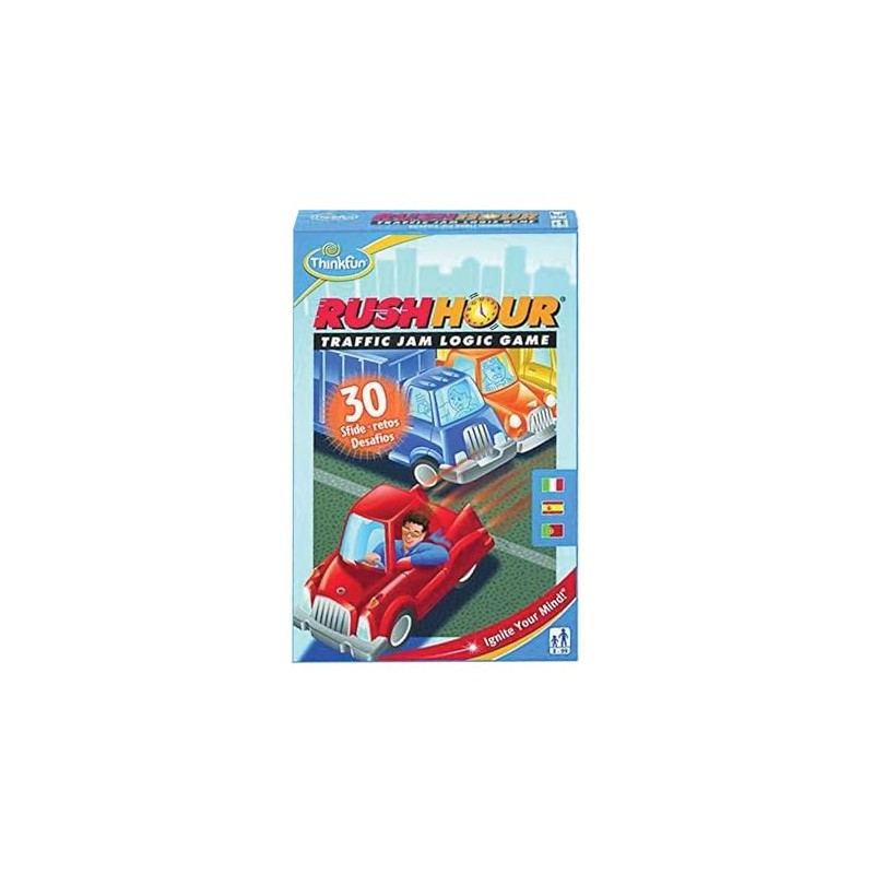 Ravensburger 8+ Logic Game, Red, Portable, Traffic, 30 Challenges, 16
