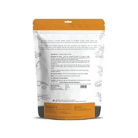 Just Jaivik 100% Natural Indigo Powder - 227 gms / 1/2 LB Pound / 08 Oz - Indigofera Tictoria- A 100% Natural Dye - Color your hair dark brown to black with Henna