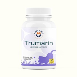 Trumarin Advanced Liver Support for Large Dogs – Natural Liver Health Formula with Milk Thistle (Silymarin) & (SAM-e) – Vet-Recommended Detox & Repair – 30 Tablets
