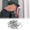 RATCHROLL 50 Pcs Open End Large Flange Blind Rivets 4.8mm