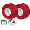 Velox Tressostar 90 Cotton Handlebar Tape, One Size, Flame Red