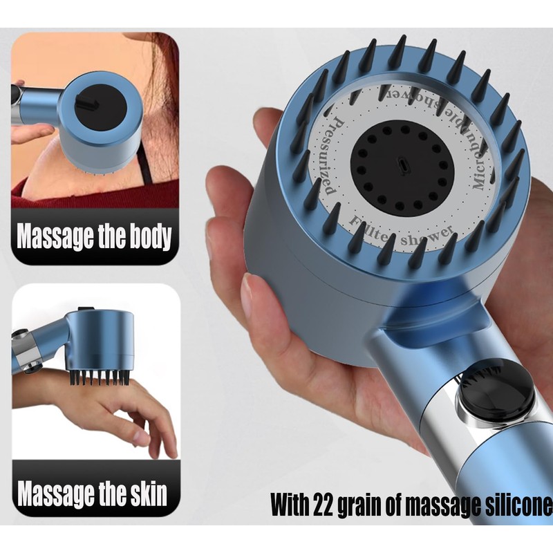 Shower Head with Handheld,Filtered Shower Heads High Pressure, High Flow