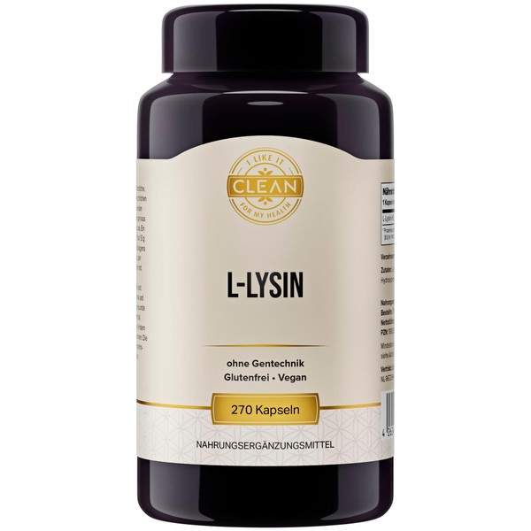 I-like-it-Clean® - L-Lysine - 500 mg L-Lysine HCl per Capsule