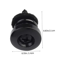 Gatuida 6Pcs Guitar Strap Buttons Locking Skid Buckles for Electric Acoustic Bass Easy Install Guitar Strap Retainer Smooth Surface Design for Secure Connection