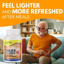 Arymar Sales Biliares Ox Bile with Digestive Enyzmes 120 Tablets