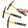 GENHAKON 3 Packs 14 Inch Small Pick Axes with Plastic